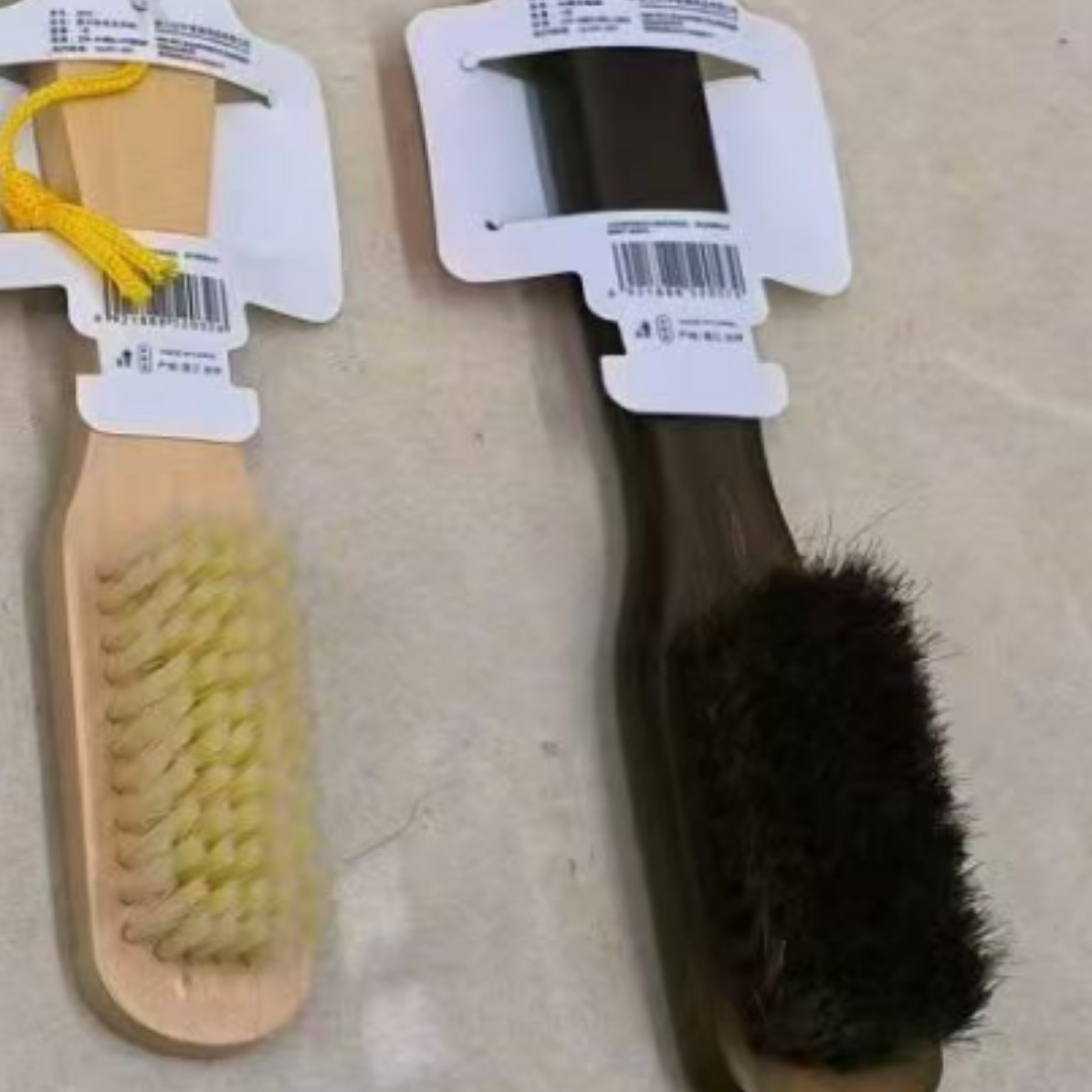 Wooden shoe brush, household non-damaging shoe brush, shoe washing special laundry brush, multi-functional long-handled cleaning board brush details Picture