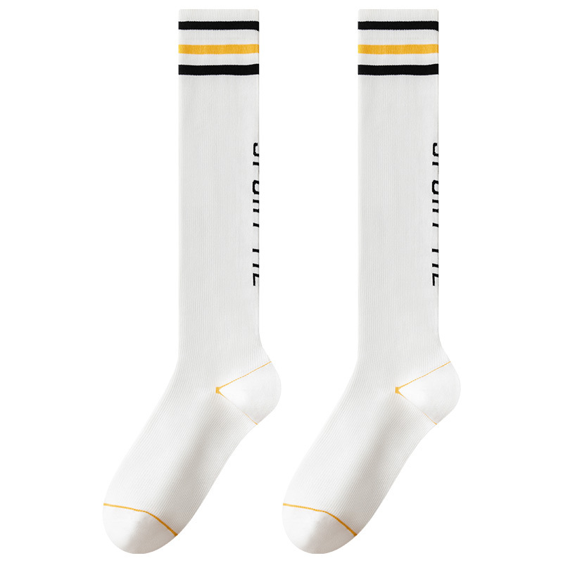 Sports skipping rope socks, women's calf socks, compression socks, fitness pressure socks, running, outdoor, street, professional yoga long socks Item Picture