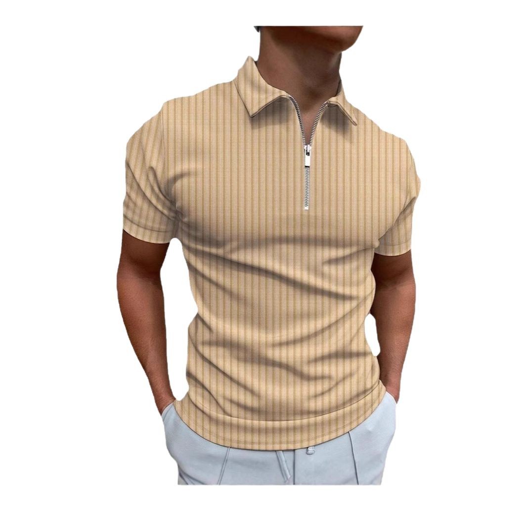 Men's POLO shirts, summer high-end shirts, casual tops, T-shirts, trendy brands, men's slim-fit half-sleeved shirts, short-sleeved shirts Item Picture