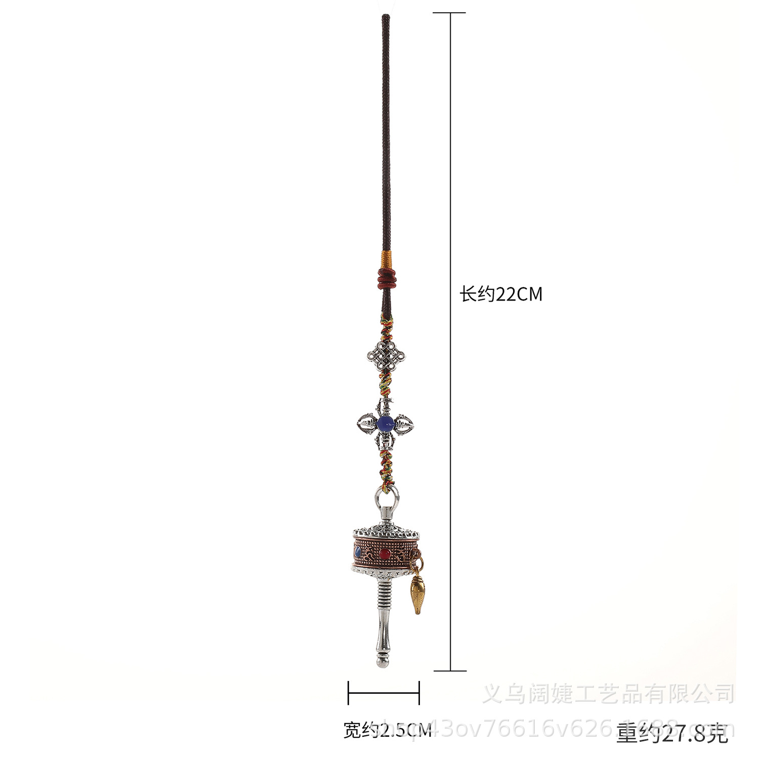 卡通挂件/手机链/挂件/流沙瓶/五帝钱挂件白底实物图