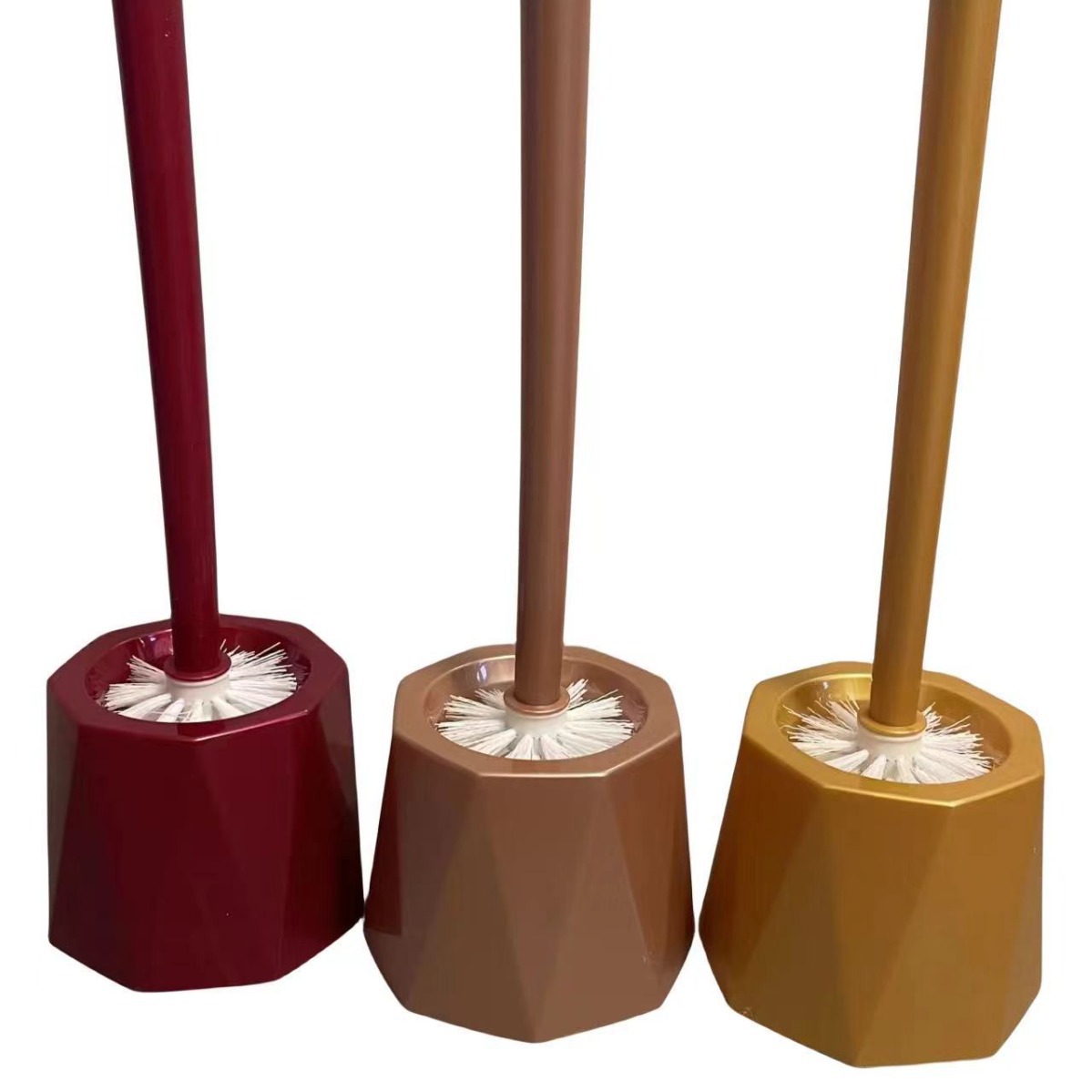 Household toilet brush set, bathroom cleaning brush, toilet no blind spot brush, wall-mounted long-handled soft bristle toilet cleaning brush Application Scenario
