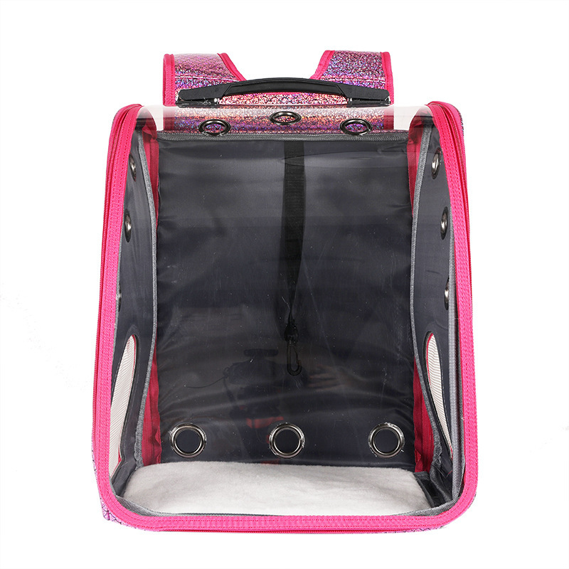 Factory-supplied large portable cat bags for summer outings, fully transparent space capsule cat backpacks for both shoulders Specification image