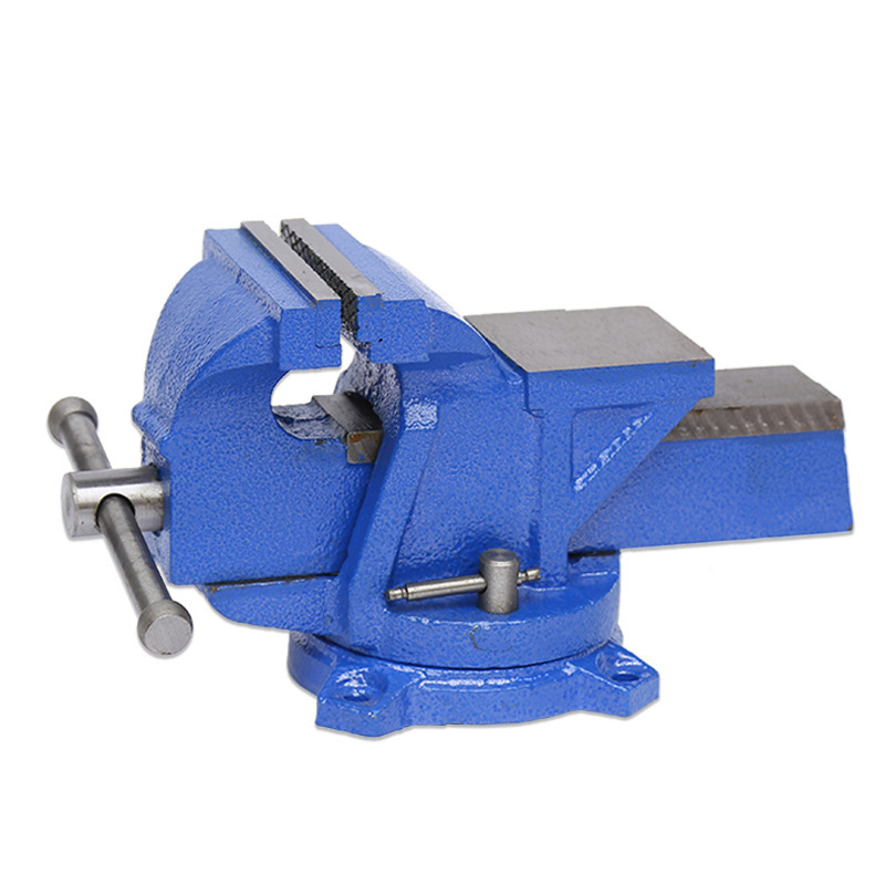 Manufacturer's supply of table vise, bench vise, flat-mouth table vise, French, American and British style movable table vise with anvil details Picture