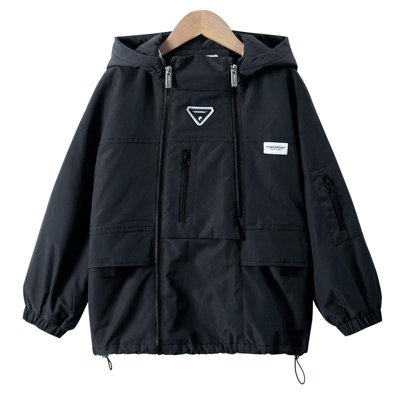 Boys Thick Hooded Hardshell Jacket Clip Cotton Coat Winter Coat 2023 New Children's Cotton-Padded Clothes For Men And Children Cotton-Padded Clothes Item Picture