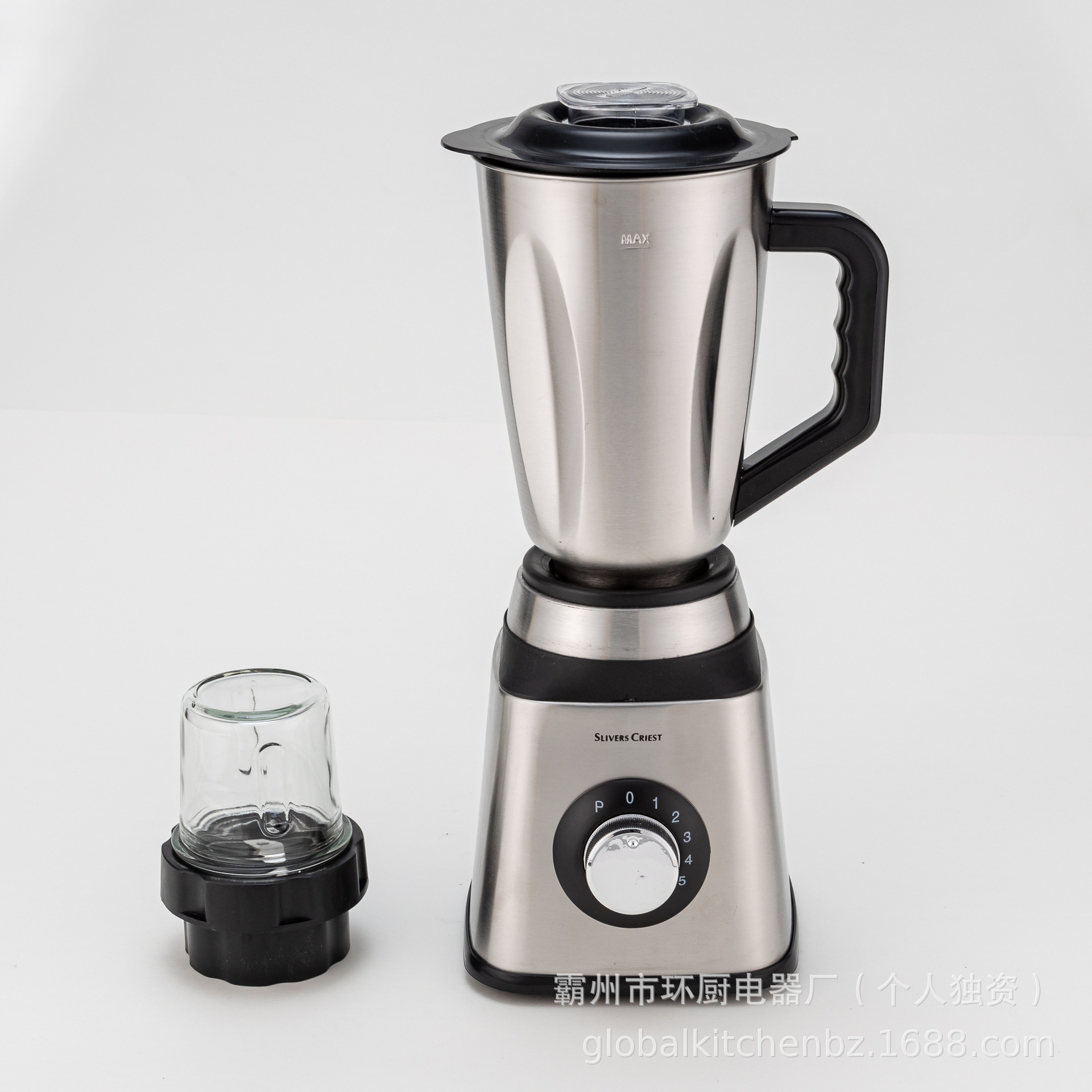Cross-Border 2-In-1 Stainless Steel Blender, Household Multi-Functional Complementary Food Processor, Soy Milk Maker, Juicer details Picture