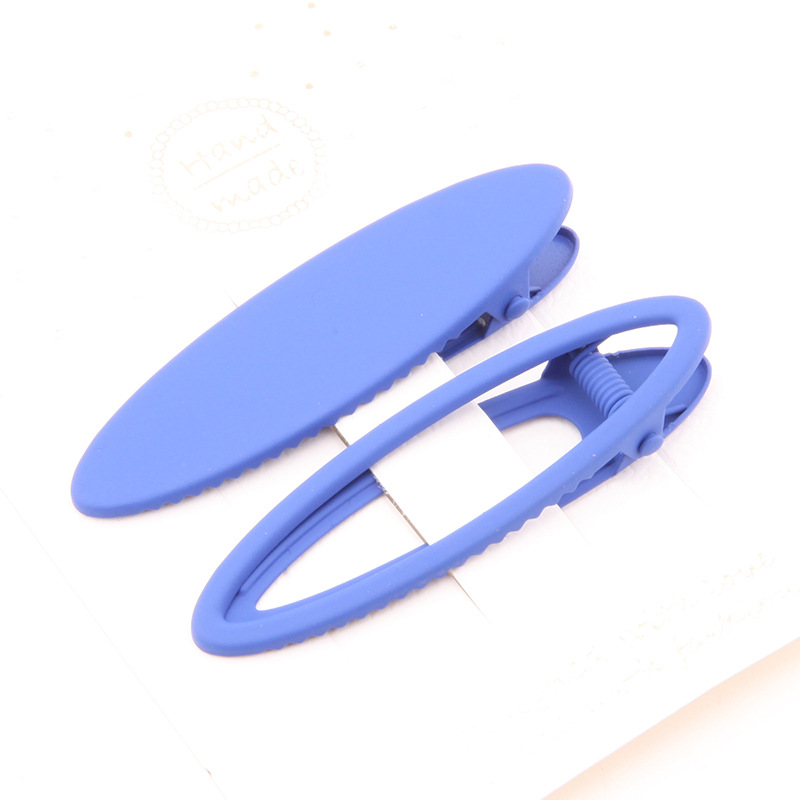 Oval Bohemian Style Fresh And Beautiful Can Love Kawaii Hairpin Edge Clamp Solid Paint Elastic Paint Specification drawing