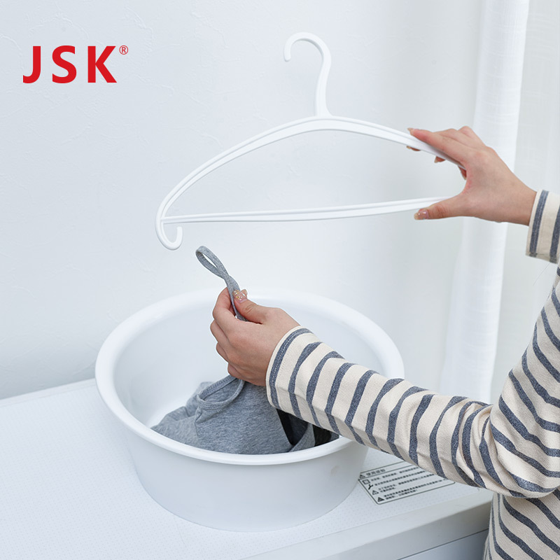 Japan JSK hangers multi-functional drying rack non-slip thick clothes rack clothing store household traceless clothes hanging wholesale Specification drawing