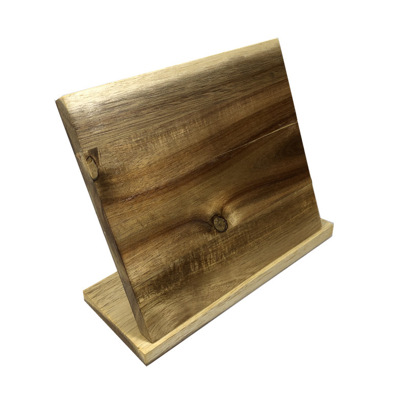 Acacia Wood Magnetic Wood Knife Holder Kitchen Knife Kitchen Knife Rack Knife Storage Rack Household Knife Holder 30Cm Item Picture