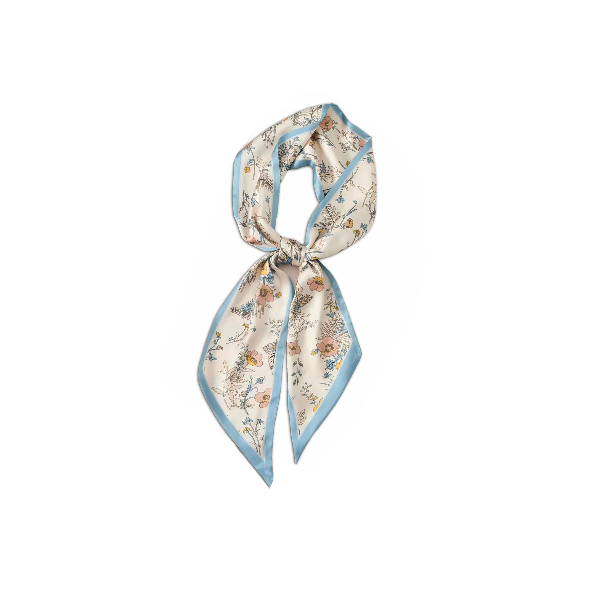 Girdle Women's Headband All The Senior Sense Thin Spring And Autumn With Shirt Ribbon French Ribbon Long Small Silk Scarf Item Picture