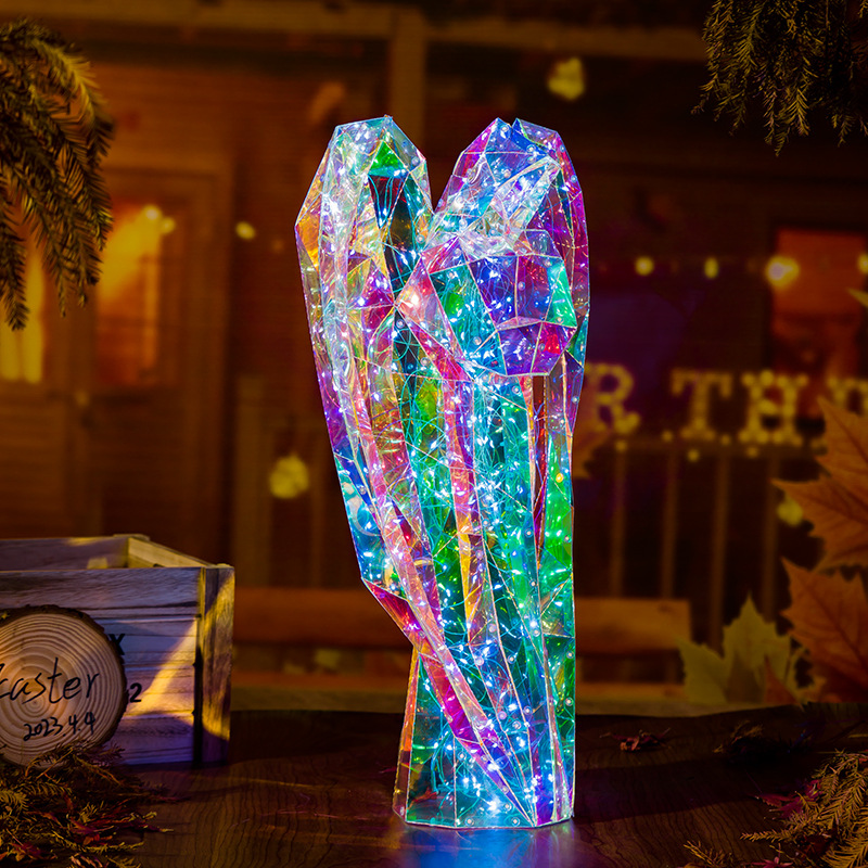Led Magic Angel Modeling Lights Christmas Stalls Create Gifts Bedroom Window Decoration Creative Luminous Ornaments details Picture
