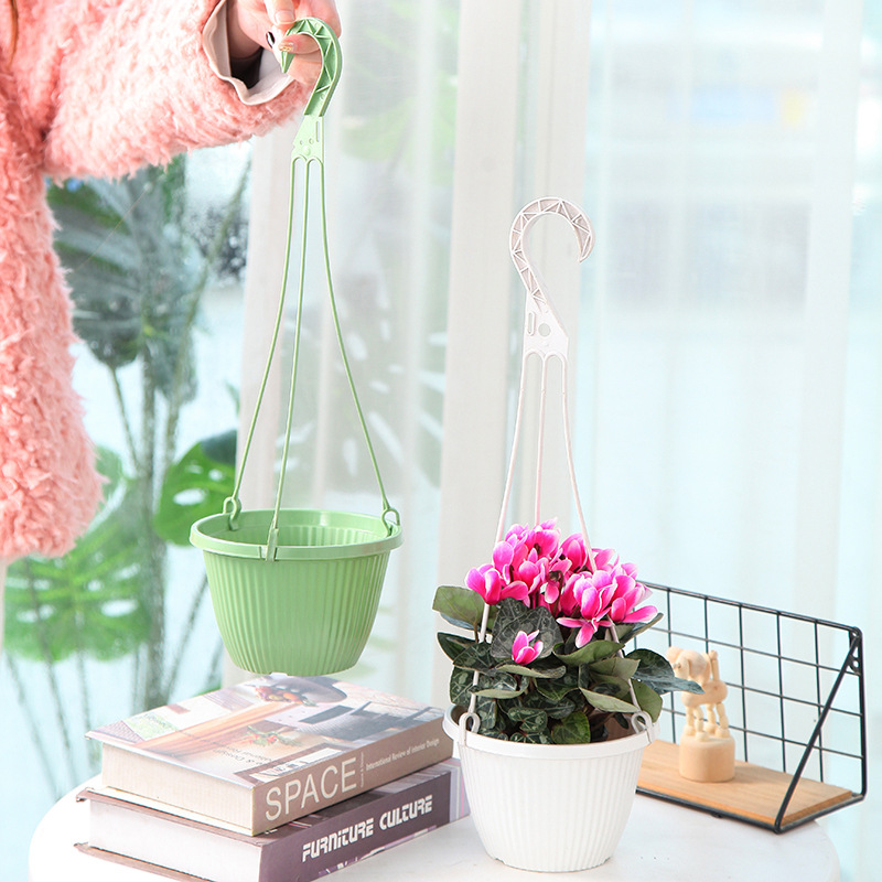 Wholesale Xiaoguoting B165 fishing hook hanging basket flower POTS, brand new material hanging green ivy special indoor flower POTS details Picture