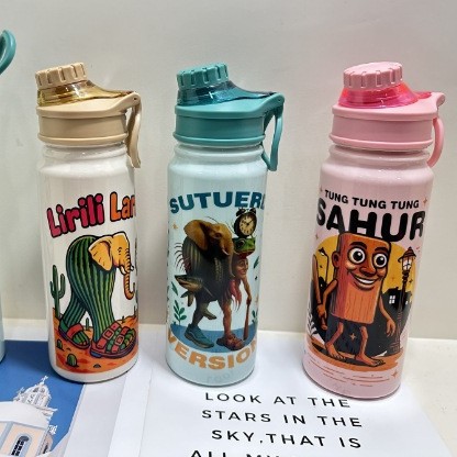 Wholesale of the best-selling "Shan Hai Jing" series water cups, children's water cups, bouncing LIDS, and student portable space cups on Amazon Application Scenario