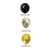 Cross-border aluminum film balloon 9-ball five-pointed star black gold package, school graduation ceremony, college entrance banquet, party decoration and arrangement Specification image