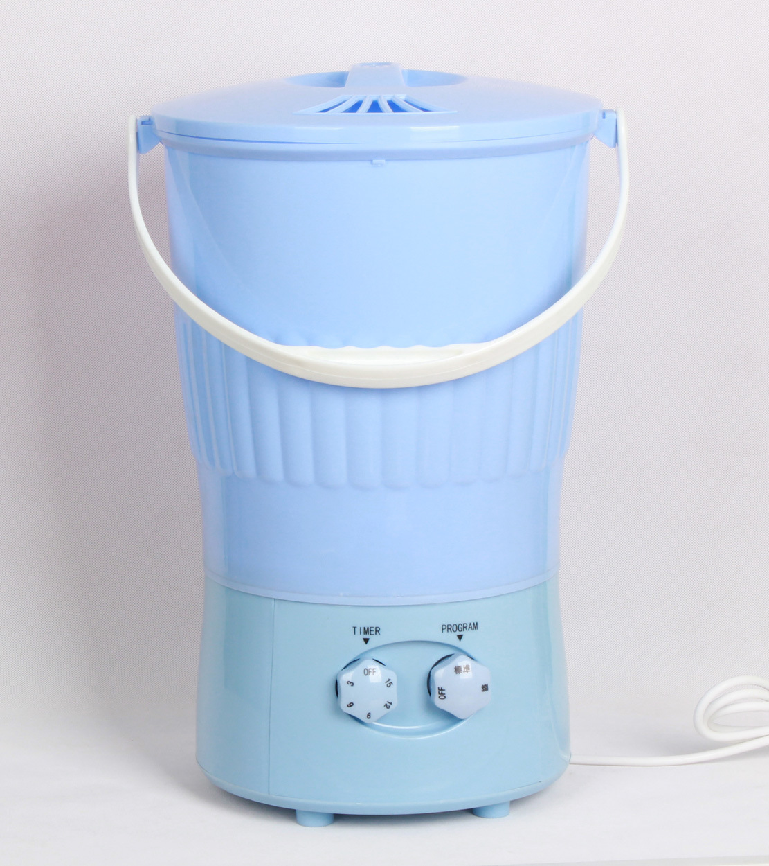 Portable washing machine can be stored small household washing machine divided bucket underwear underwear socks folding washing machine