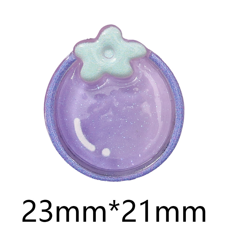 可爱水果树脂贴片手工材料奶油胶手机壳diy儿童发夹发饰配饰鞋扣详情9