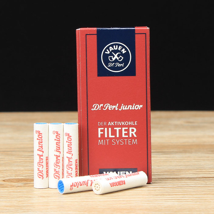 华云Vauen德国陶瓷头滤芯 10只小盒装 VAUEN烟斗9mm活性炭过滤芯