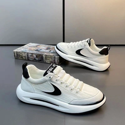 Men's shoes spring new breathable ice silk cloth mesh shoes trend everything Dad shoes soft sole sports leisure Forrest Gump shoes thumbnail