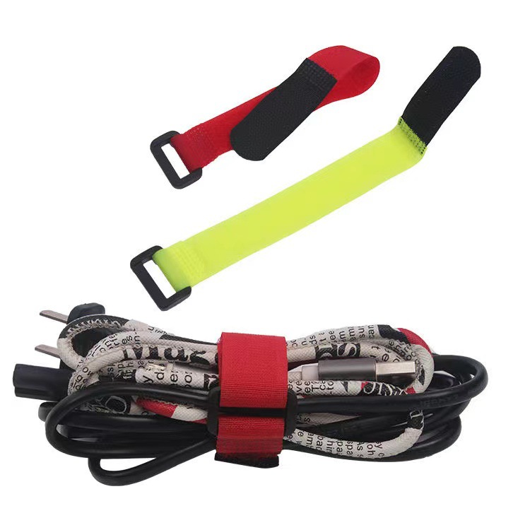 Color Drone Battery Strap Reverse Buckle Velcro Strap Wire And Cable Tie Velcro Strap Application Scenario