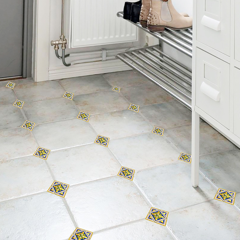 瓷砖对角贴地砖贴