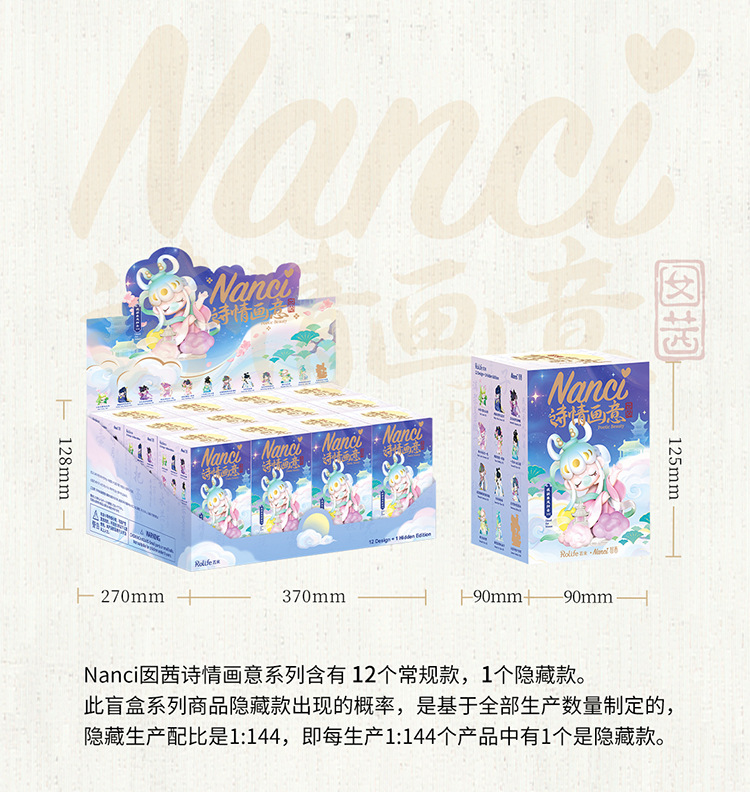 rolife若来Nanci囡茜诗情画意系列盲盒新款手办礼物摆件女孩详情39