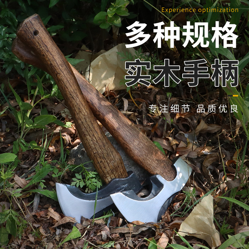 Outdoor all-steel portable aircraft axe, battle axe, camping sharp and durable firewood axe, hand-forged axe, woodworking axe Application Scenario