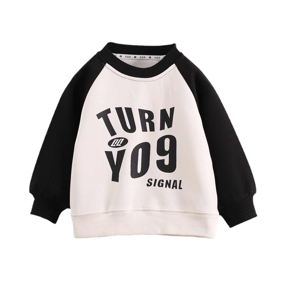 New 2024 Men's and girls' hoodies spring and autumn collection, children's loose shoulder sleeve top, Korean-style casual pullover for babies Item Picture
