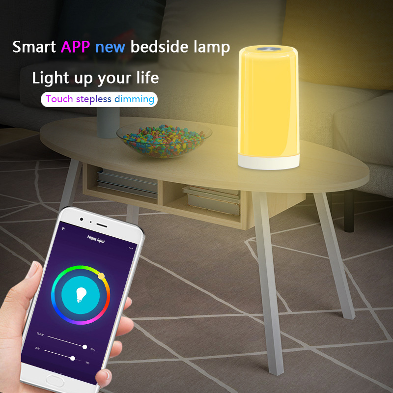 Graffiti touch night light, led pat light, bedside milk feeding light, table lamp, touch pat atmosphere light, gift details Picture