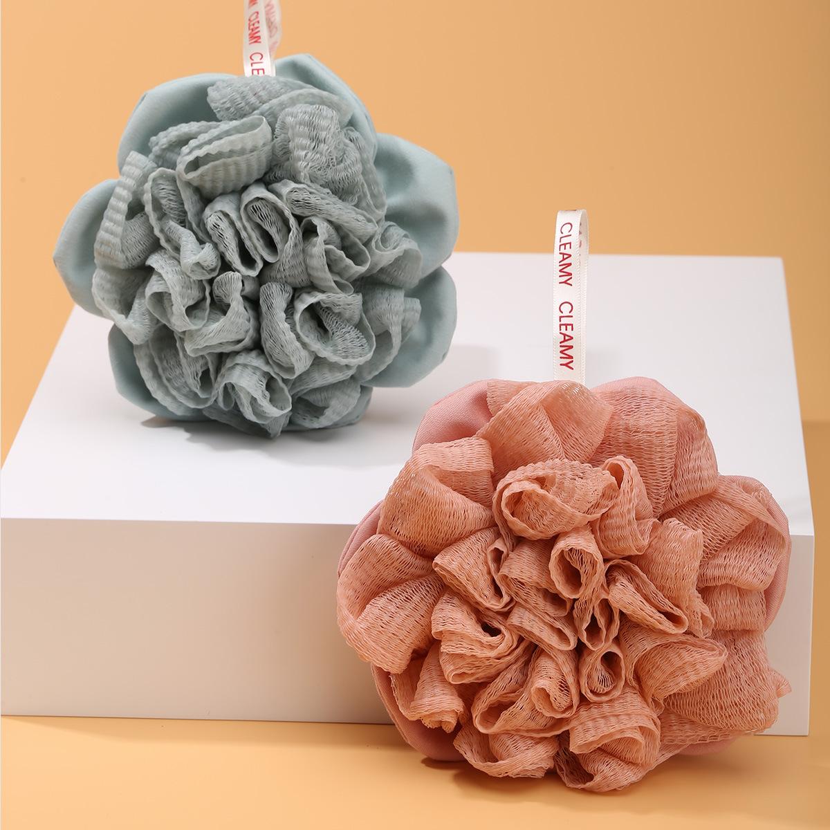 Sunflower Bath Ball Triangle Bath Ball Scrub Girl Instagram Cute Bubbly Ball Soft Baby Not Loose Bath Flower