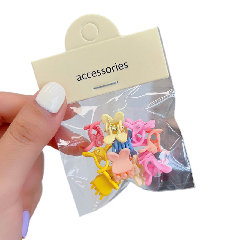 New candy-colored hanging bag, mini clip, children's hair clip, little girl's hair clip, princess small grab clip, cute hair grab Item Picture
