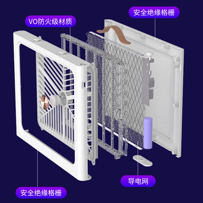 New USB electric shock mosquito killer, household outdoor photocatalyst mosquito attraction and killing device, rechargeable mosquito trap, electric mosquito Application Scenario