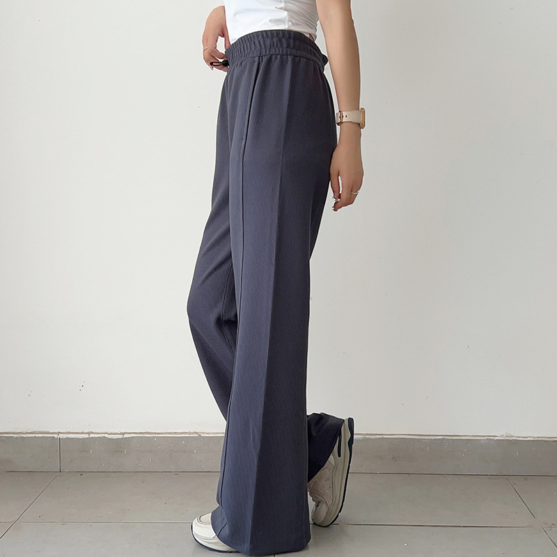 lulu's same style of "divine Pants" - threaded style, lulu's same style of modal casual loose outerwear women's straight-leg pants Specification image