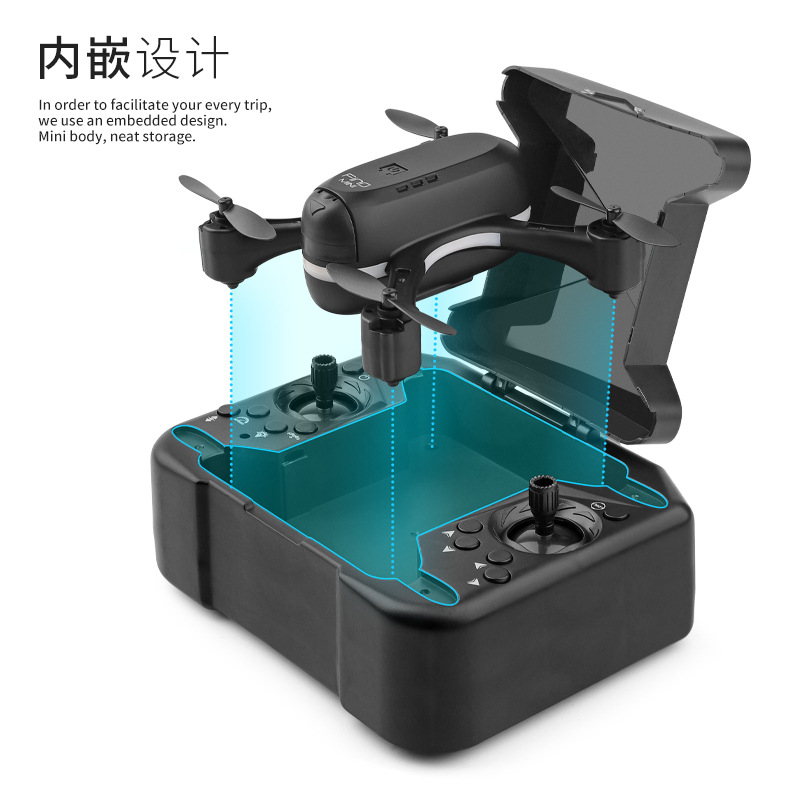 迷你无人机8K光流跑马灯四轴飞行器遥控飞机智能外贸爆款