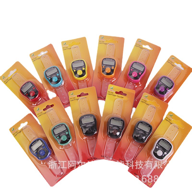 Sxh Brand 5136 Series 1040 Led Luminous Card Equipped With Foreign Trade Domestic Lcd Digital Display Electronic Chanting Counter Item Picture