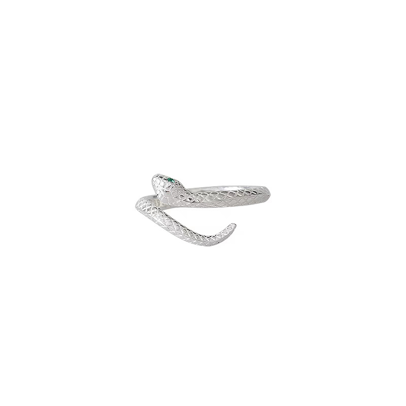 The exquisite and delicate little snake ring for women, a unique fingertip accessory, and a tail ring with a niche design that can be adjusted in summer Item Picture
