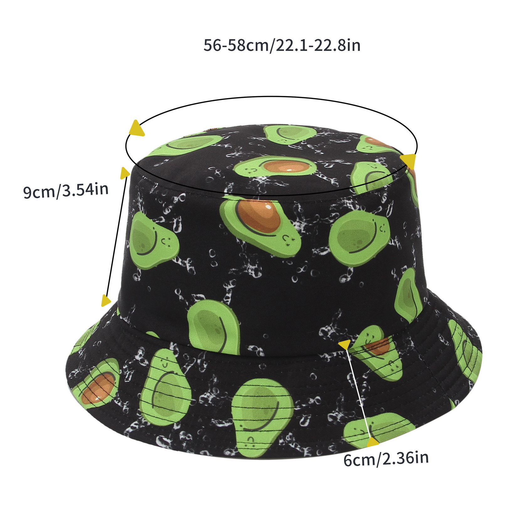 Cross-Border Trend Sunshade Hat Fashion Print Double Face Wear Personality All Cotton Fisherman Hat Basin Hat Spot Wholesale Item Picture