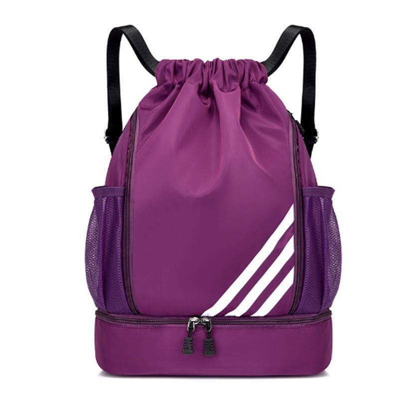 Bolsa de entrenamiento de baloncesto de gran capacidad mochila de hombro yoga fitness bolsa de deportes al aire libre bolsa de cuerda bolsa de cordón Item Picture