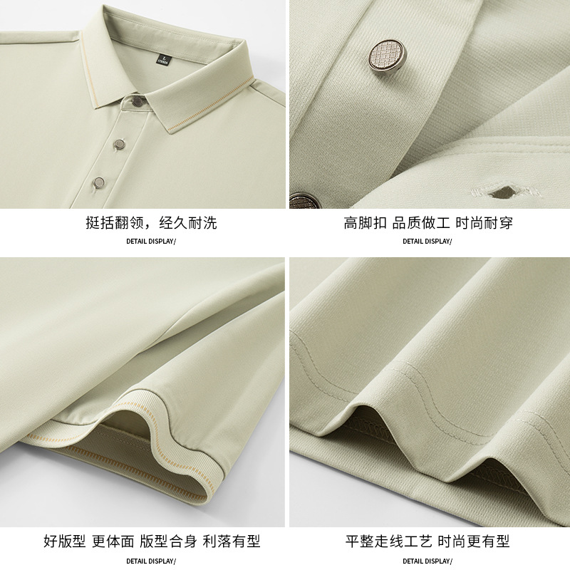 男士POLO衫实物图