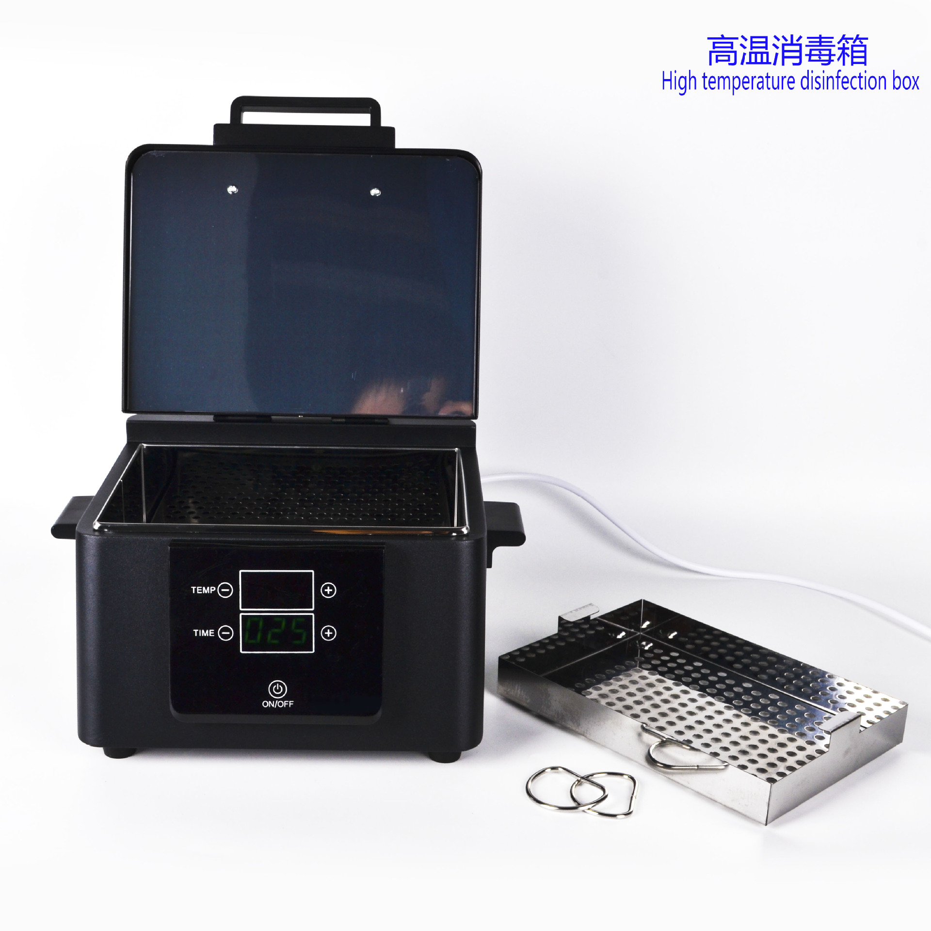 New cross-border high-temperature disinfection box, household and commercial large-capacity high-temperature box disinfection cabinet, dental metal disinfection box shanilak Specification image