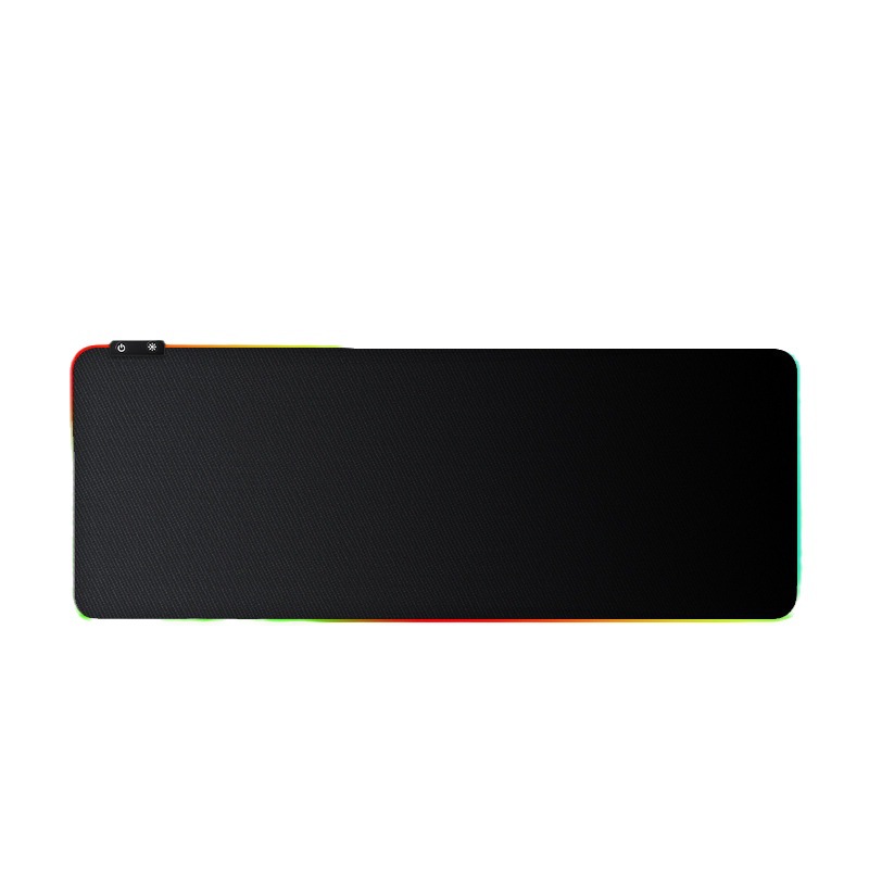 新款S16折叠PU防水防滑防油防汗耐脏游戏办公桌RGB幻彩发光鼠标垫详情图5