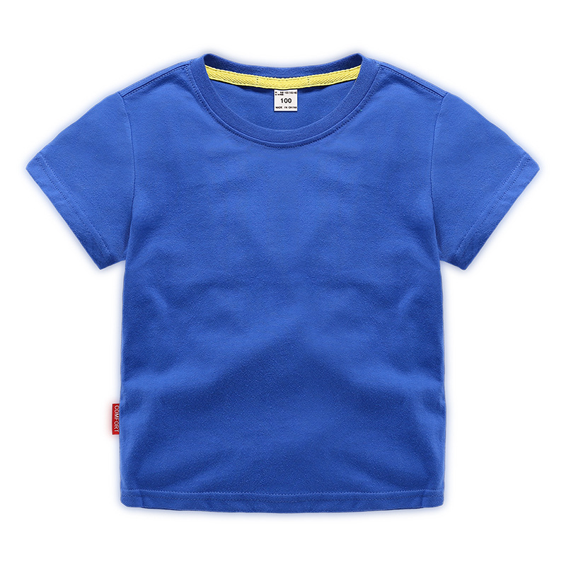 韩版童装新款2021夏季男童短袖女童T恤批发 儿童t恤服装一件代销详情图5