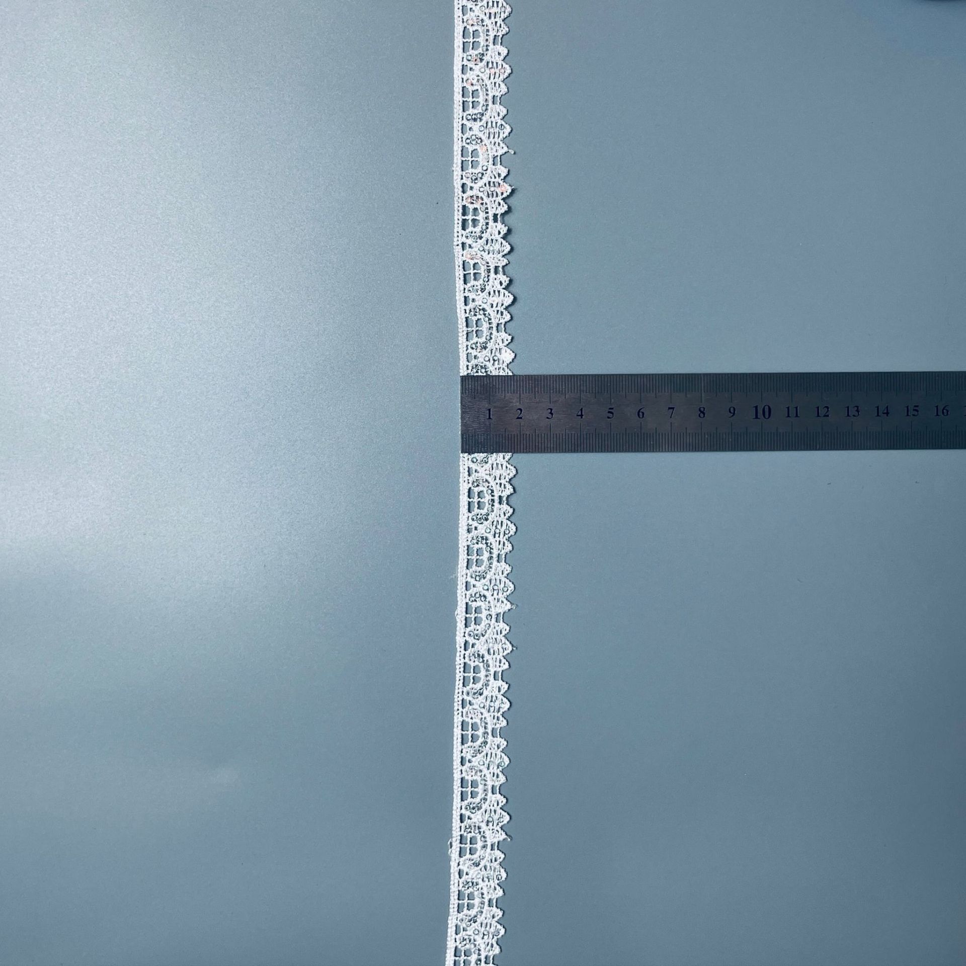 Wholesale of water-soluble mesh with full chain, black and white sequins, flower lace, DI clothing hat hem accessories from the original manufacturer pic 9