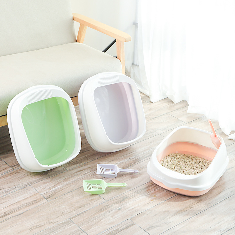 Large cat litter box, extra-large fully semi-enclosed cat toilet, extra-large anti-splash cat litter box, cat pet supplies Application Scenario