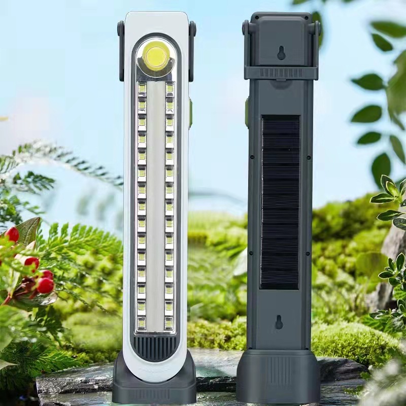 HEL-6866TYSH solar emergency light, camping light, patrol light, book light, headlamp, table lamp Specification image