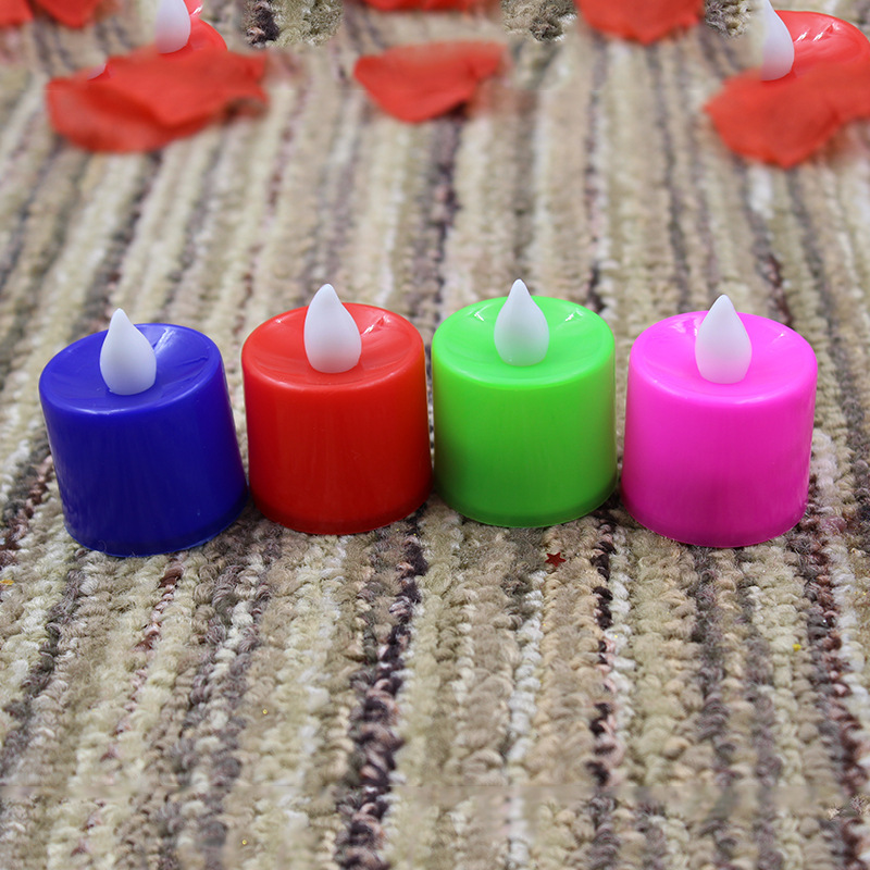 彩色led电子蜡烛灯 婚礼蜡烛婚庆蜡烛供佛蜡烛舞台餐厅酒吧蜡烛灯