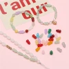 8x14mm glass imitation jade straight-hole gourd beads, diy handmade bracelet, necklace material package, jewelry accessories details Picture