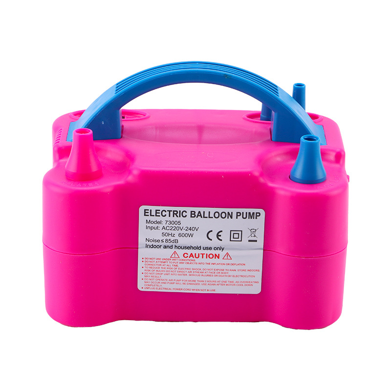 Balloon Electromechanical Double Hole Air Pump Electric Household Air Pump 73005 Fast Electric Balloon Pump Item Picture