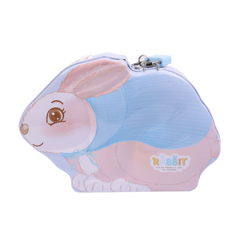Xiaolingjing's new personalized rabbit-shaped piggy bank and creative children's piggy bank table decoration gift for the Year of the Rabbit Item Picture