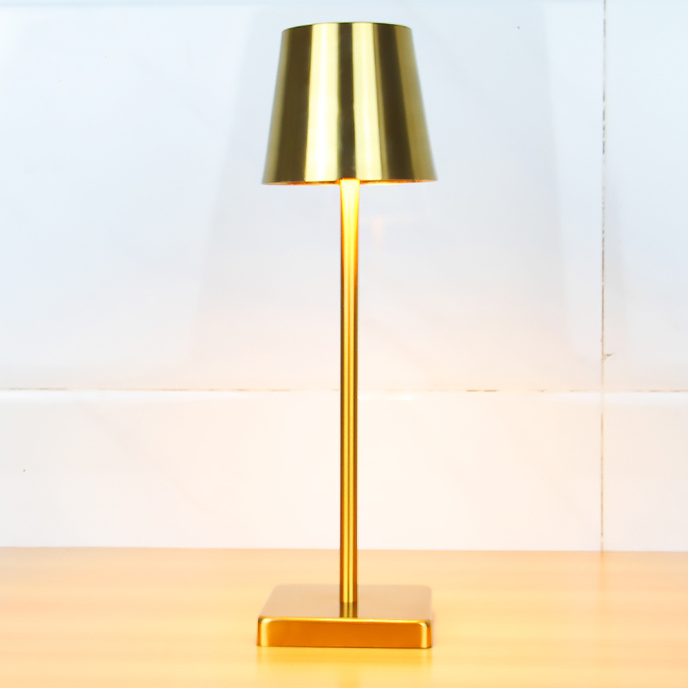 Simple charging night light, outdoor tall table lamp, restaurant and bar table lamp, bar touch dimming bedside ambient light details Picture