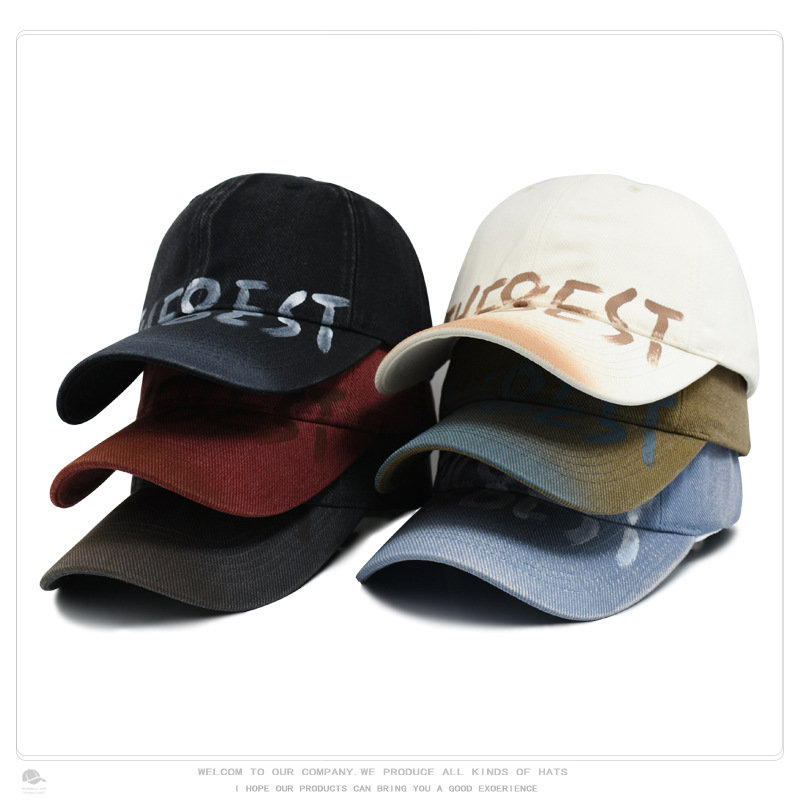 Cap children 2024 new fashion trend Spring and autumn hard top baseball cap wide brim big face show small face