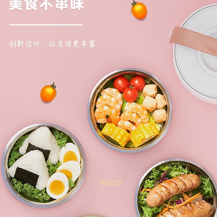 Garte Practical Insulated Lunch Box Office Lunch Box Portable One Person With Stainless Steel Multi-Layer Large Capacity Lunch Box Application Scenario